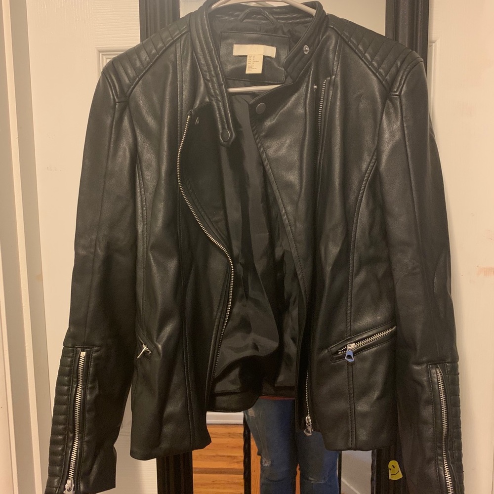 Pleather jacket size 12
